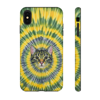 FUNNY CAT SWIRL  PHONE CASE - TLNT1604263
