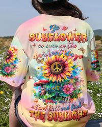 BE A SUNFLOWER ALL OVER PRINT - TLPQ0703242