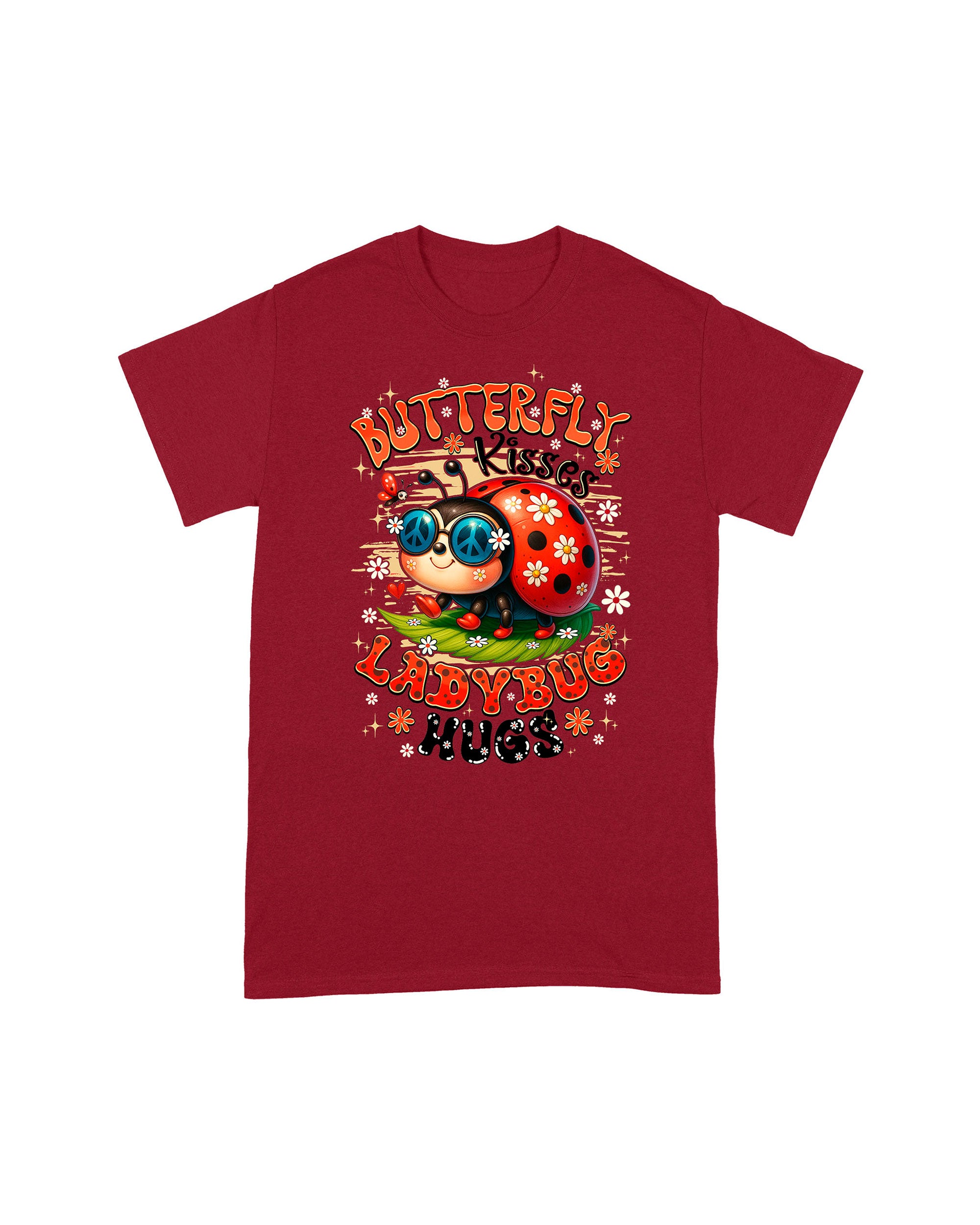 BUTTERFLY KISSES AND LADYBUG COTTON SHIRT - TYQY2306255