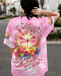 PINK CHRISTMAS DRAGONFLY ALL OVER PRINT - TLTW2710232