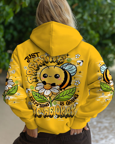 JUST BREATHE BEE ALL OVER PRINT - TLNT1809252