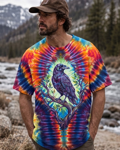 MYSTIC RAVEN BURST ALL OVER PRINT - TLTW2109261