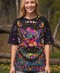 COSMIC SKULL HIPPIE BUTTERFLY ALL OVER PRINT - TLHN2104263