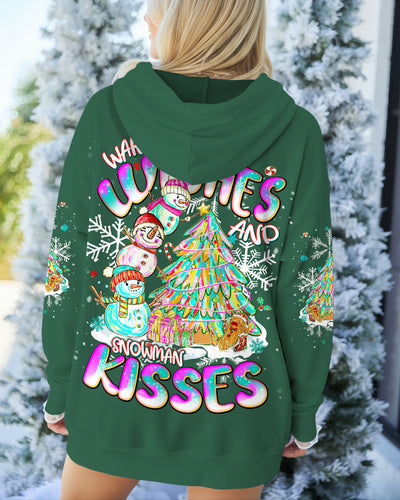 WARM WISHES AND SNOWMAN KISSES CHRISTMAS ALL OVER PRINT - TLNT1111252