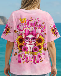 IN OCTOBER WE WEAR PINK PIG  BREAST CANCER AWARENESS ALL OVER PRINT - TLTW1108251