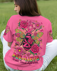 BEE-LIEVE BREAST CANCER AWARENESS ALL OVER PRINT  - TLTR1108251
