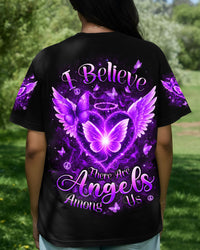 I BELIEVE THERE ARE ANGELS AMONG US BUTTERFLY ALL OVER PRINT - YHHN1811251