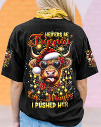 HEIFERS BE TRIPPIN' COW CHRISTMAS ALL OVER PRINT - TLTW2310232