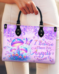 I BELIEVE THERE ARE ANGELS AMONG US LEATHER HANDBAG - YHLN2705241