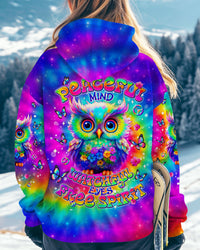 PEACEFUL MIND OWL TIE DYE ALL OVER PRINT - TLNT1207254