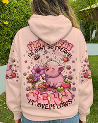 I'M NOT FAT I'M JUST SO FREAKIN SEXY IT OVERFLOWS PIG ALL OVER PRINT - TLNT1607253