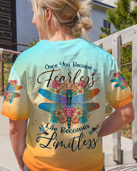 ONCE YOU BECOME FEARLESS DRAGONFLY ALL OVER PRINT - TLTW1205231