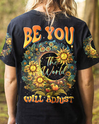 BE YOU THE WORLD WILL ADJUST ALL OVER PRINT - TLTR1105231