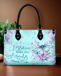 I BELIEVE THERE ARE ANGELS AMONG US LEATHER HANDBAG - YHLN2603243