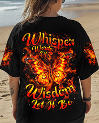 WHISPER WORDS OF WISDOM LET IT BE BUTTERFLY ALL OVER PRINT - YHHN2108253