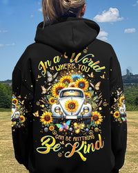 BE KIND SUNFLOWER CAR ALL OVER PRINT - TLTW1601243