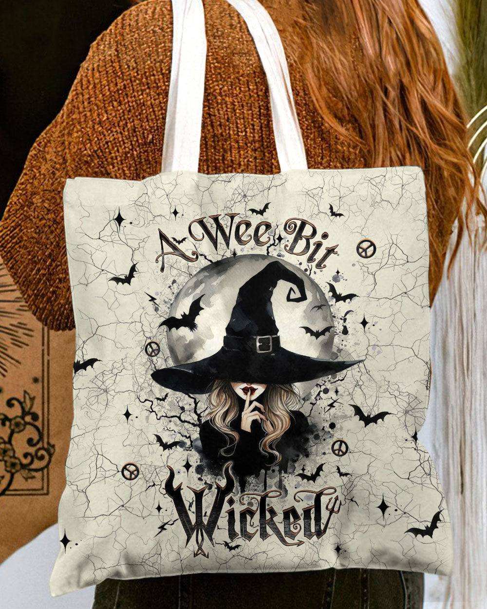 A WEE BIT WICKED HALLOWEEN TOTE BAG - YHLT2509245