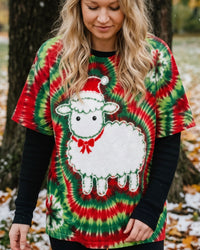 JOLLY SHEEP CHRISTMAS BURST ALL OVER PRINT - TLTW1510261