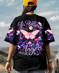 I BELIEVE THERE ARE ANGELS AMONG US BUTTERFLY ALL OVER PRINT  - TLTR1903254