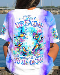 JUST BREATHE BIRD ALL OVER PRINT - TLTW2607243
