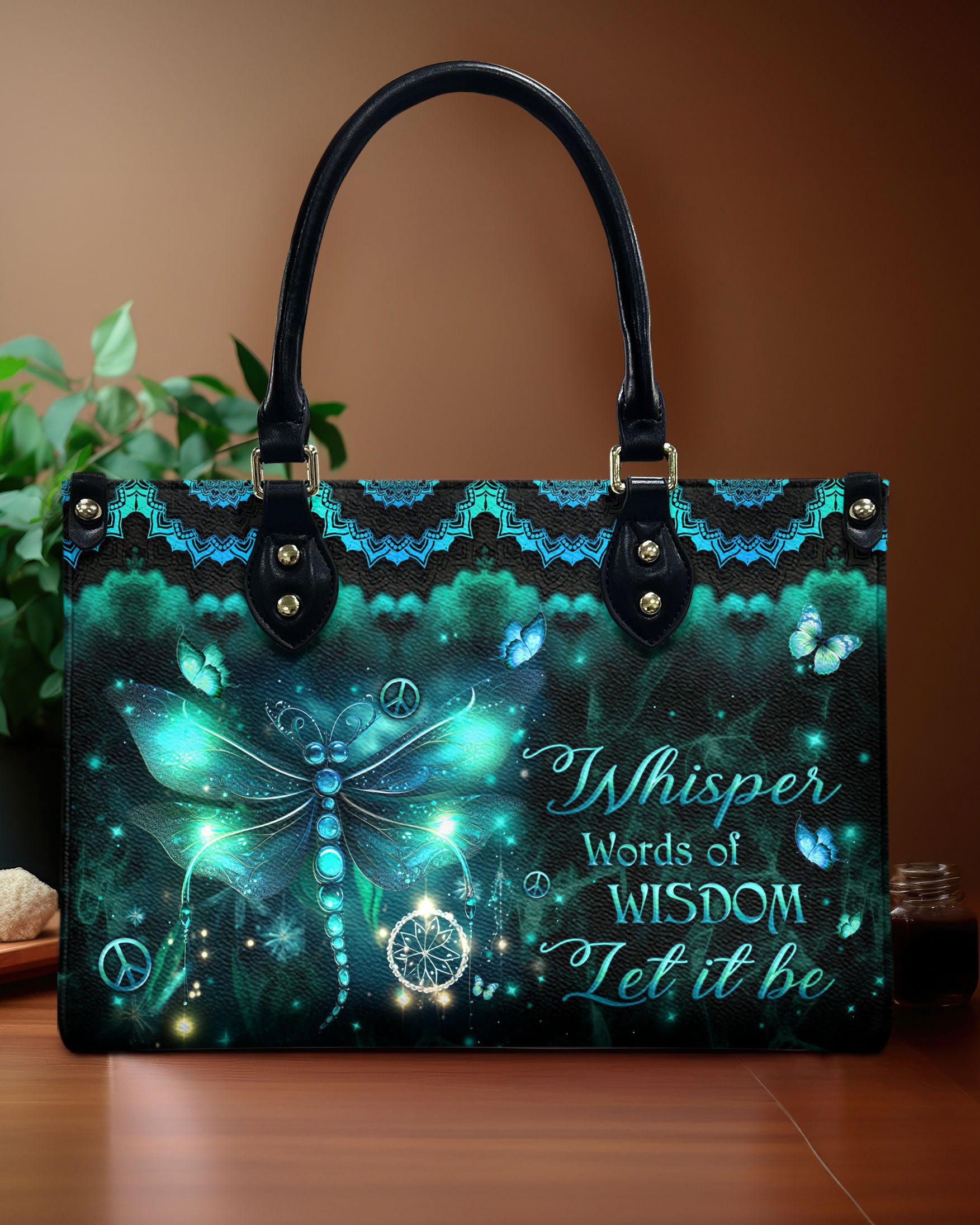 WHISPER WORDS OF WISDOM LEATHER HANDBAG - YHLN2603244