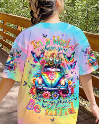 BE KIND CAR TIE DYE ALL OVER PRINT - TLTW3101242