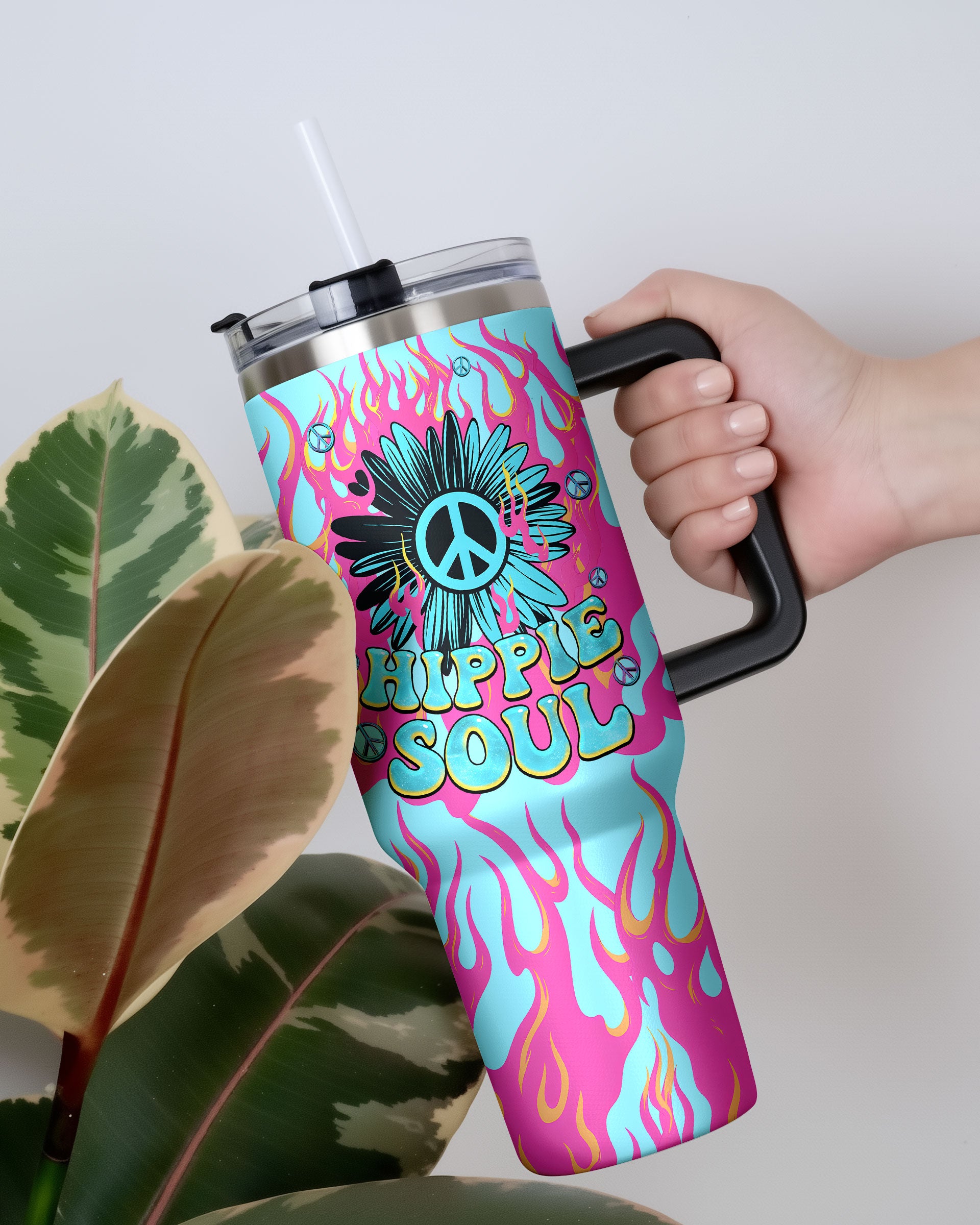 HIPPIE SOUL FLOWER TUMBLER - TYQY2908251
