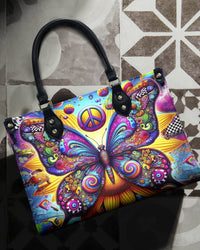 HIPPIE BUTTERFLY LEATHER HANDBAG - YHHN0212244