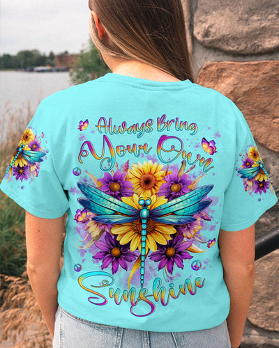 ALWAYS BRING YOUR OWN SUNSHINE DRAGONFLY ALL OVER PRINT - YHLN0310232
