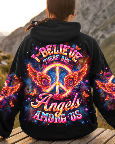 I BELIEVE THERE ARE ANGELS AMONG US WINGS ALL OVER PRINT - TLNO1412243