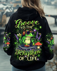 GROOVE TO THE RHYTHM OF LIFE FROG ALL OVER PRINT - YHHN2002254