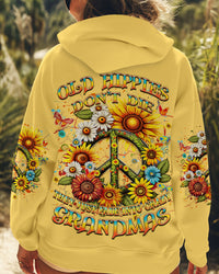 OLD HIPPIES SUNFLOWER ALL OVER PRINT - YHHN1812243