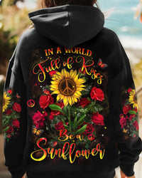 IN A WORLD FULL OF ROSES BE A SUNFLOWER ALL OVER PRINT - YHHN1411243