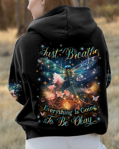 JUST BREATHE DRAGONFLY ALL OVER PRINT - YHLN0911232