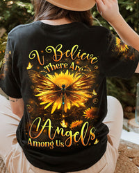 I BELIEVE THERE ARE ANGELS AMONG US DRAGONFLY ALL OVER PRINT - YHLN0610232