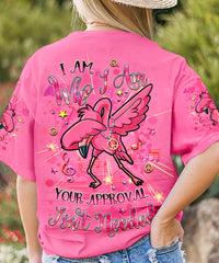 I AM WHO I AM FLAMINGO ALL OVER PRINT - YHLT1607241