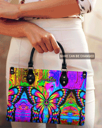 BUTTERFLY COLORFUL LEATHER HANDBAG - TLTW1106243