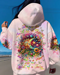 SPIRIT OF A FAIRY SUN MOON FLORAL ALL OVER PRINT - TLTW2211232