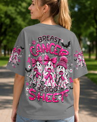 BREAST CANCER IS BOO SHEET HALLOWEEN ALL OVER PRINT - TLHN1409265