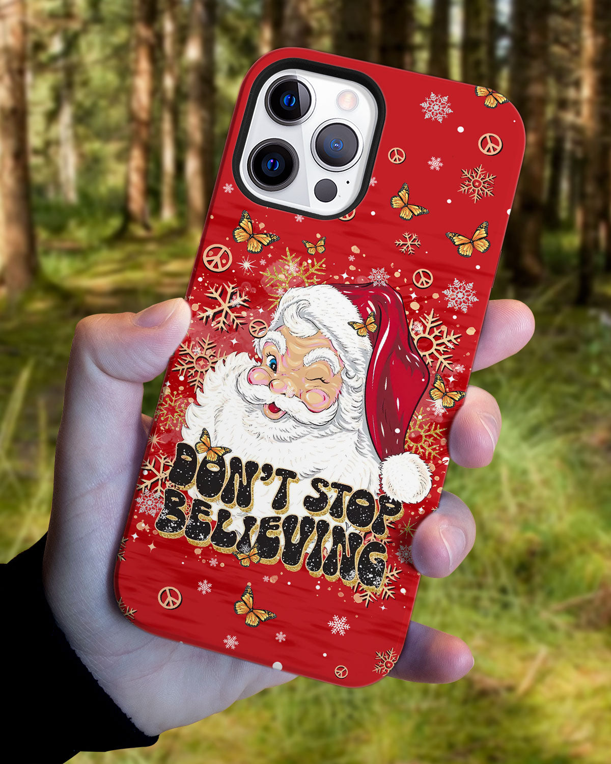 DON'T STOP BELIEVING CHRISTMAS PHONE CASE - TLTR0811248