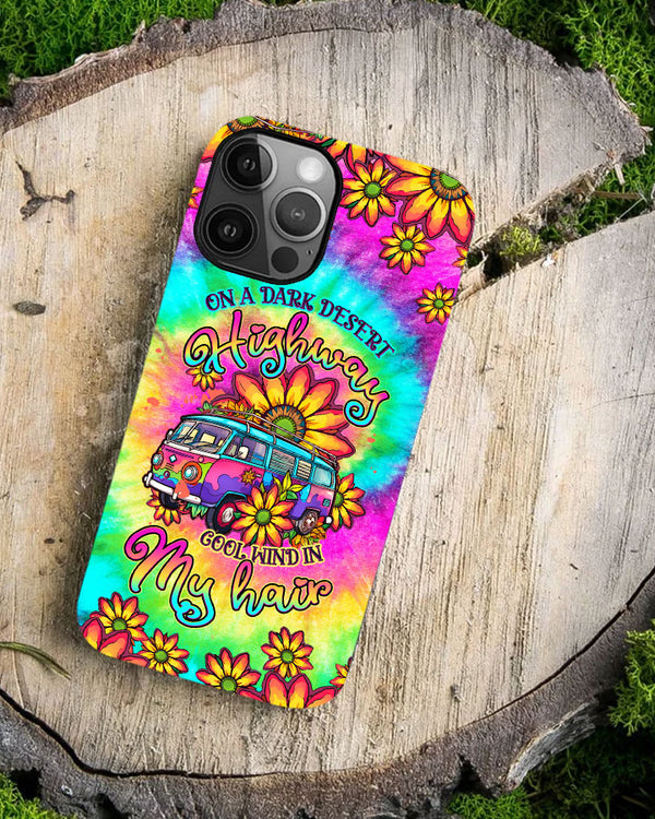 ON A DARK DESERT HIGHWAY TIE DYE PHONE CASE - TLTW0206233