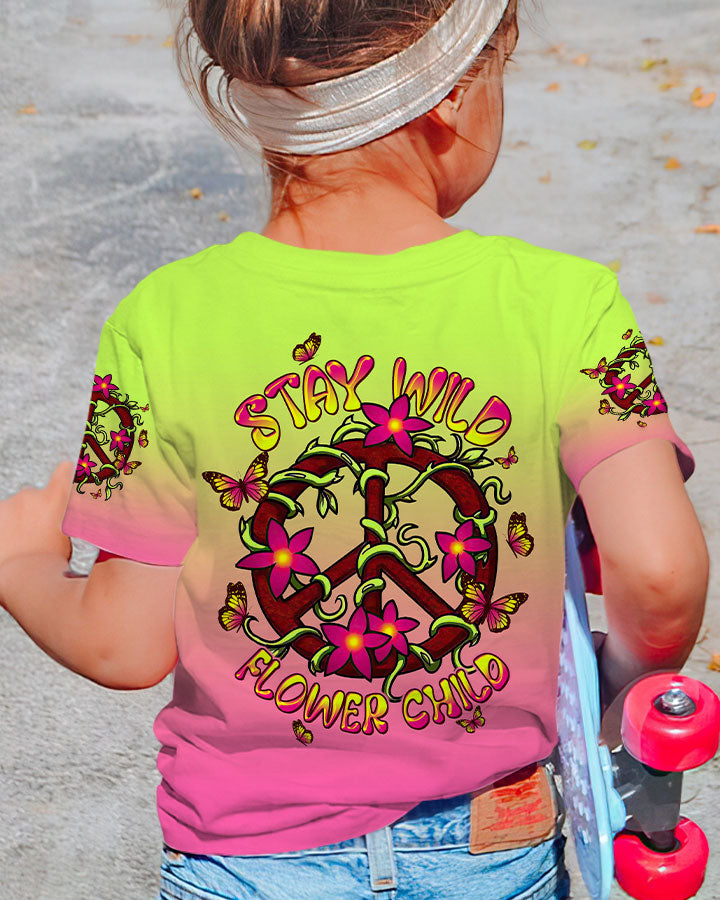 STAY WILD FLOWER CHILD KIDS ALL OVER PRINT - TLTW1812234