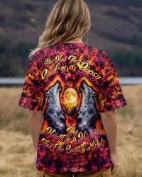 SPIRIT OF A WOLF WATERCOLOR  PATTERN ALL OVER PRINT - TLTW2005262