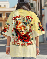 BE YOU THE WORLD WILL ADJUST SUN MOON ALL OVER PRINT   - TLTR2403252
