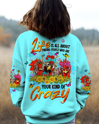 YOUR KIND OF CRAZY CHICKEN ALL OVER PRINT - TLTW1708232