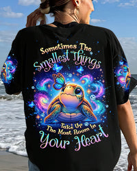SOMETIMES THE SMALLEST THINGS TURTLE ALL OVER PRINT - TLTW0107243