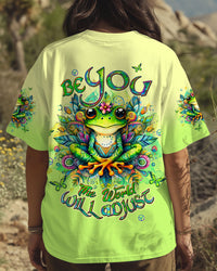 BE YOU THE WORLD WILL ADJUST FROG  ALL OVER PRINT  -  TLTW1803254