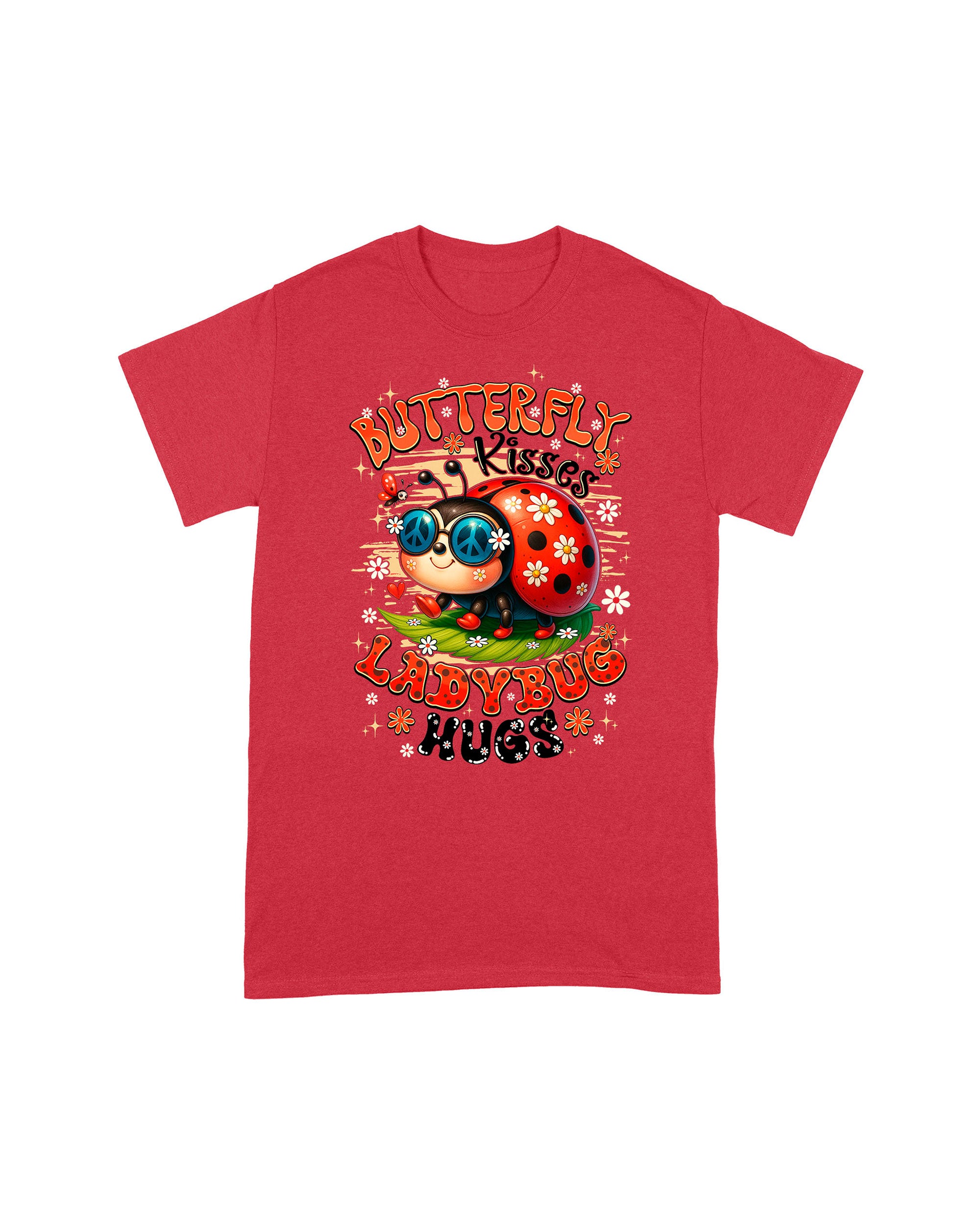 BUTTERFLY KISSES AND LADYBUG COTTON SHIRT - TYQY2306255