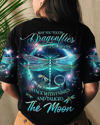 MAY YOU TOUCH DRAGONFLIES AND STARS ALL OVER PRINT - YHHG0707231
