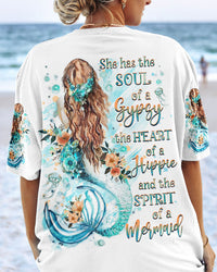 SHE HAS THE SOUL OF A GYPSY AND MERMAID ALL OVER PRINT - YHHG0507231